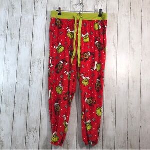 Dr. Seuss Christmas Grinch PJ/Lounge Pants Large